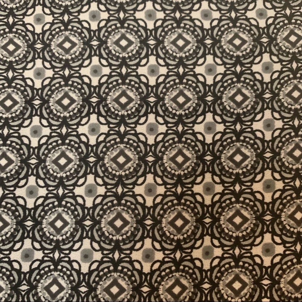 Express Patterned Button Down Portofino Work Blou… - image 8